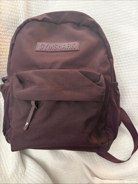 Gymshark Everyday Backpack Plum Burgundy Maroon Like New!